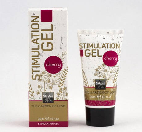 Стимулювальний гель з ароматом вишні Shiatsu Stimulation Gel, 30 мл , фото 1