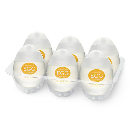 Набір лубрикантів Tenga Egg Lotion на водній основі, 6 шт. по 65 мл , фото 1