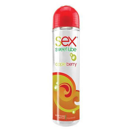 Лубрикант зі смаком яблука Sex Sweet Lube Apple Berry, 197 мл , фото 1