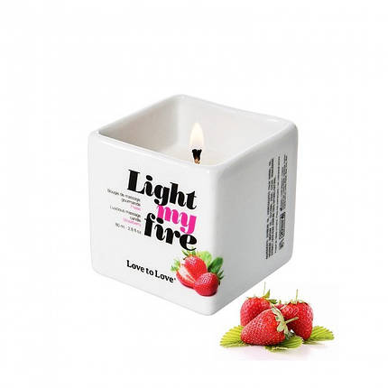 Масажна свічка Love To Love LIGHT MY FIRE Musc, 80 мл, фото 3