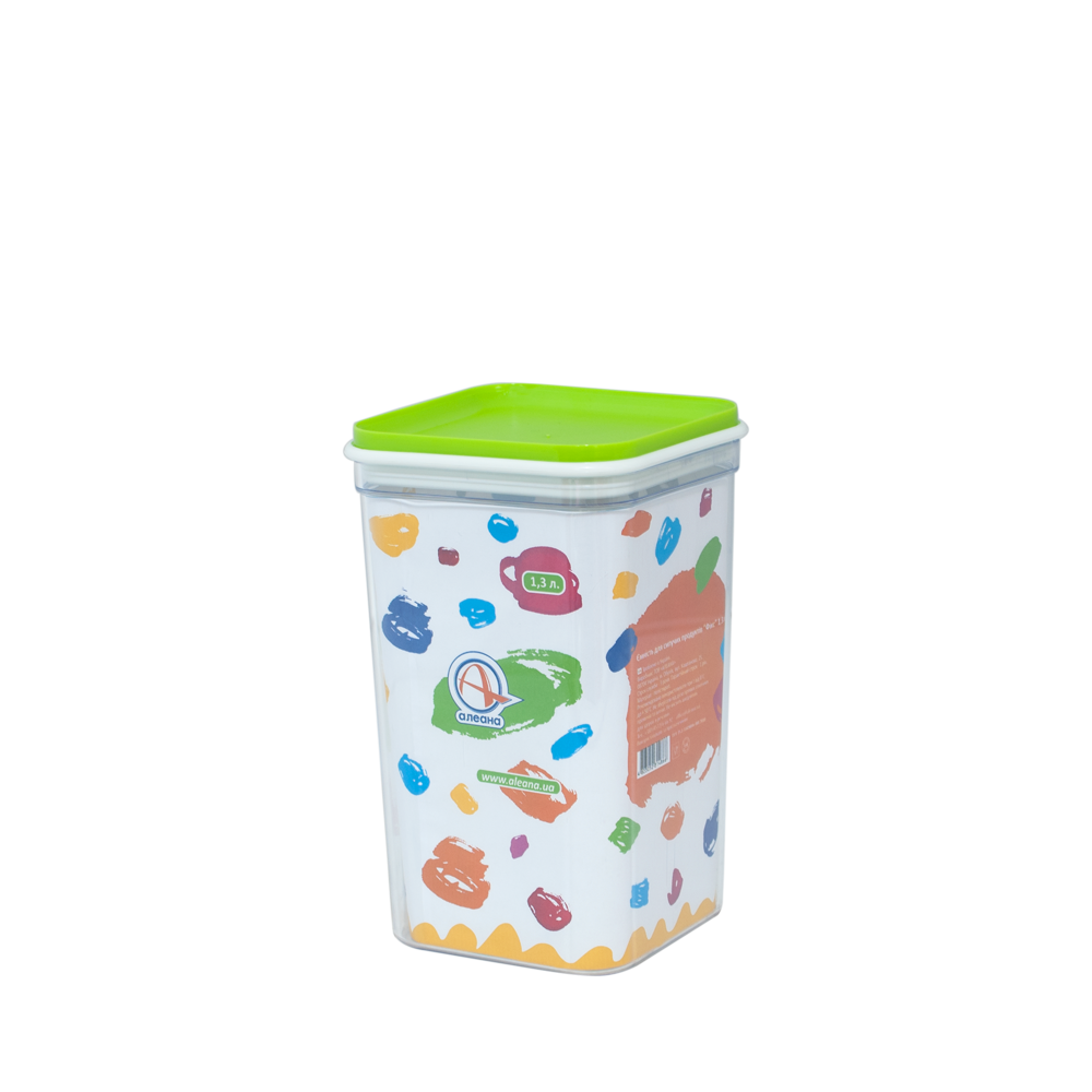 Ємність для сипучих продуктів "Фікс" 1,3 л.