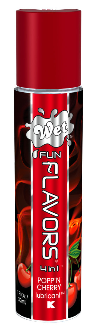 Гель-Лубрикант Wet Fun Flavors PoppN Cherry, 30 мл 