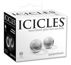 Вагінальні кульки — Icicles No.41 Small Glass Ben-Wa Balls, 2,4 см 