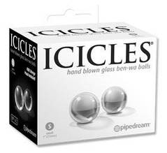 Вагінальні кульки — Icicles No.41 Small Glass Ben-Wa Balls, 2,4 см 