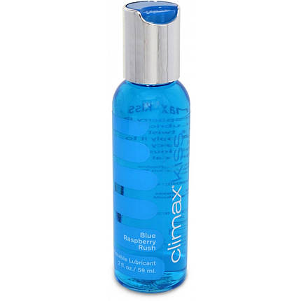 Оральний лубрикант зі смаком малини Climax® Kiss Blue Raspberry Rush, 59 мл , фото 1