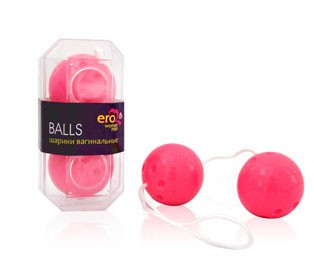 Кульки вагінальні "Balls" рожеві, 3.5 см 