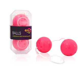 Кульки вагінальні "Balls" рожеві, 3.5 см , фото 2