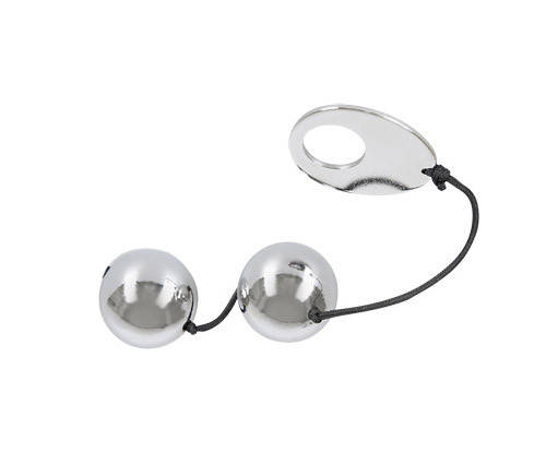 Вагінальні кульки Bad Kitty "Havy Metal Balls", 3 см, фото 1