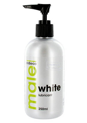 Анальний лубрикант лубрикант на водній основі Cobeco Male White Lubricant, 250 мл , фото 1