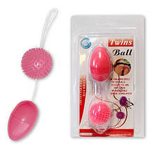 Вагінальні кульки Duo Balls Pink, 3 см 