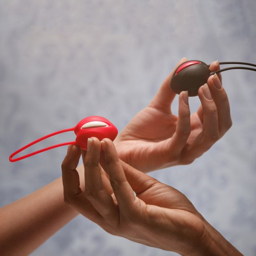 Вагінальний кулька Fun Factory Smartball Uno, 3,5 см Червоно-білий