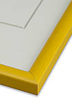 Рамка 21х21 з пластику - Жовта яскрава - з склом, фото 2