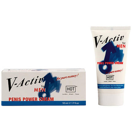 Збуджувальний крем для чоловіків "V-Activ Penis Power Cream", 50 мл , фото 1