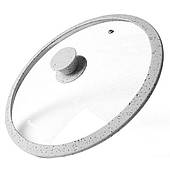 Кришка Fissman Arcades 26 см Світло-сіра (9997)