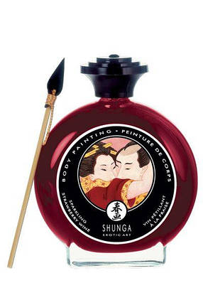 Їстівна фарба для тіла Champagne&Strawberry  , фото 1