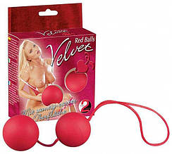 Вагінальні кульки Velvet Red Balls червоні, 3.5 см 