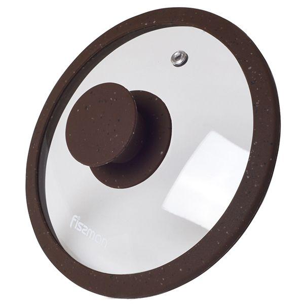 Кришка Fissman Arcades 16 см Темно-коричнева (9966)