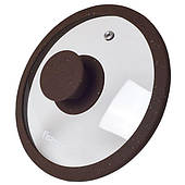 Кришка Fissman Arcades 16 см Темно-коричнева (9966)