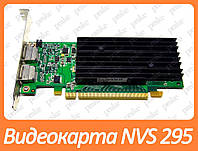 Видеокарта NVIDIA Quadro NVS 295 256Mb PCI-Ex DDR3 64bit (DP + DP)