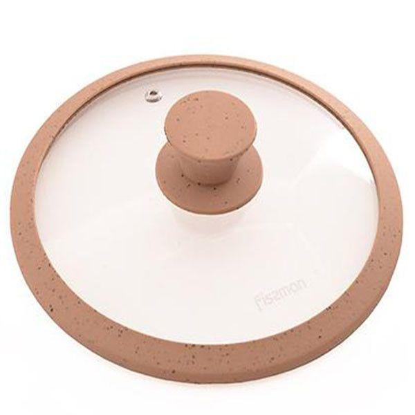 Кришка Fissman Arcades 28 см кавова (9926)