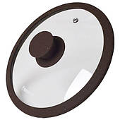 Кришка Fissman Arcades 20 см Темно-коричнева (9967)