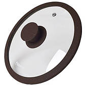 Кришка Fissman Arcades 24 см Темно-коричнева (9968)