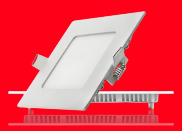 Врізний квадратний Даунлайт (Downlight) 6W тонкий