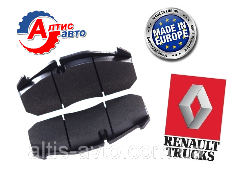 Гальмівні колодки Renault Magnum, Premium, Midlum, Kerax