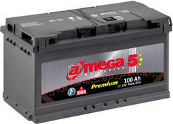 6СТ-100-А3 Акумулятор a mega BATTERIES Premium + праворуч