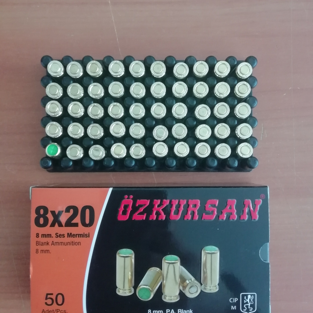 Патрон Ozkursan 8 мм. холостий