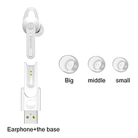 Baseus - Легкий Магнитный Bluetooth-наушник Удобная Гарнитура для телефона Белый, White