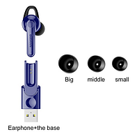 Baseus - Легкий Магнитный Bluetooth-наушник Удобная Гарнитура для телефона Синий