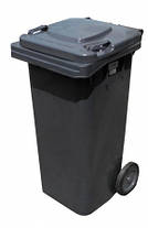 Бак для сміття 120л. темно-сірий, 120 л