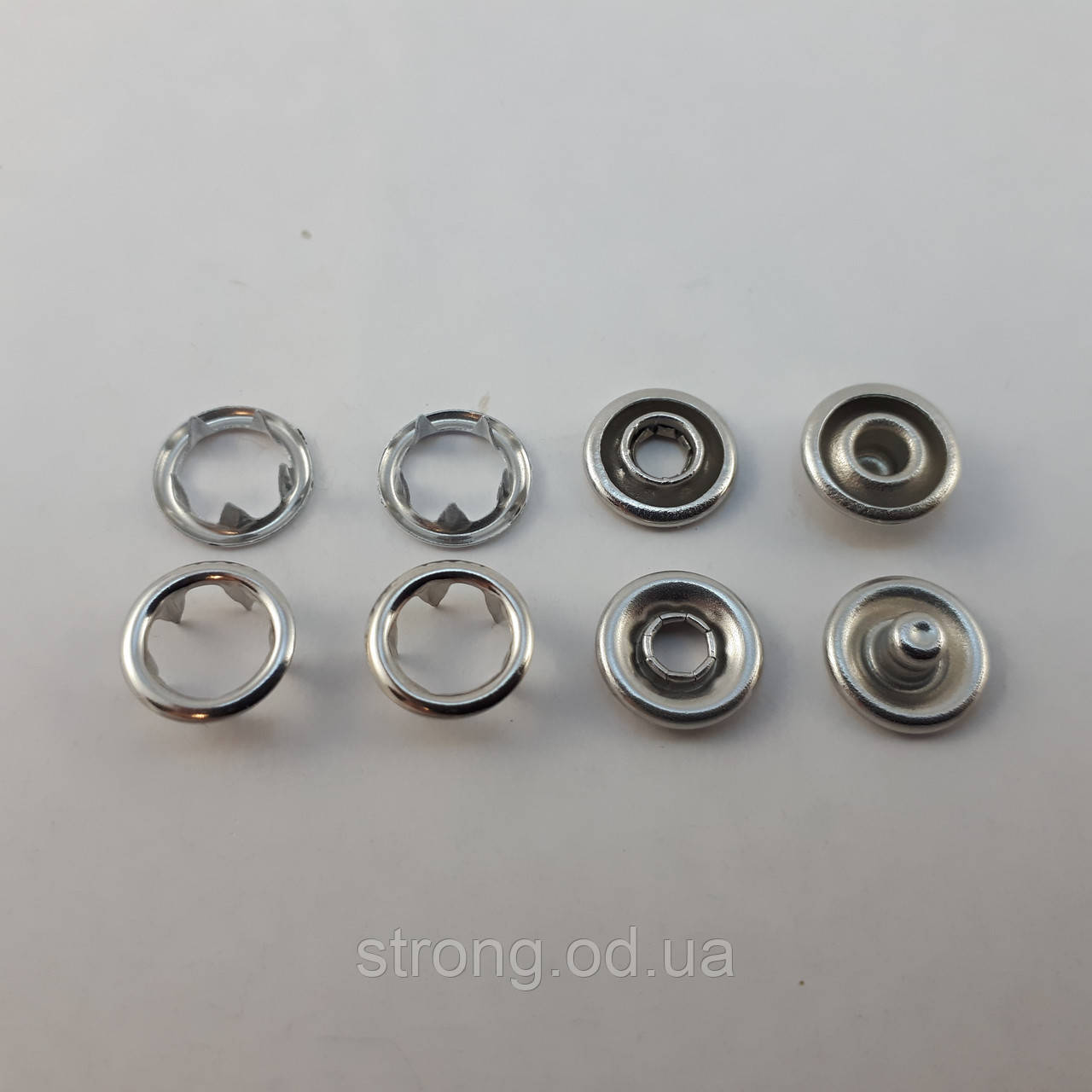 Кнопка трикотажна Baby 15мм Туреччина (720шт.) Колір: Нікель