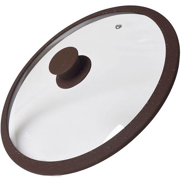 Кришка Fissman Arcades 28 см Темно-коричнева (9970)