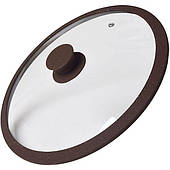 Кришка Fissman Arcades 26 см Темно-коричнева (9969)