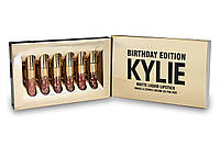 Набор жидких матовых помад Kylie Birthday Edition (6 оттенков)