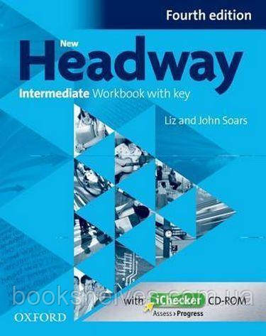 New Headway 4th Edition Intermediate WorkBook + key + iChecker CD-ROM