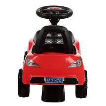 Толокар Mercedes, 3147C-3 Червоний, MP3, світло фар, фото 3