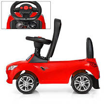 Толокар Mercedes, 3147C-3 Червоний, MP3, світло фар, фото 2