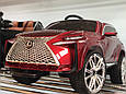 Дитячий електромобіль кросовер LEXUS RX, підсвічування днища, автопофарбування, м'які колеса, фото 3