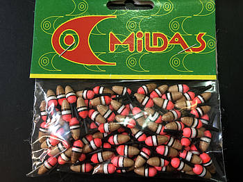 Поплавок зимовий Mildas #1 коричневий (100шт)