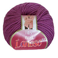 Пряжа вовняна Lanoso Filzy Wool No15 фуксія (Ланосо філі вул)