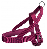 Шлея "Premium" норвезька, L: 60-76 см/ 40 мм яскраво-рожева