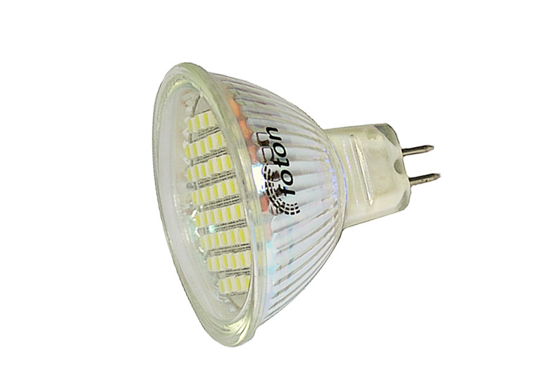 Світлодіодна лампа MR16, 220В 48pcs 3528 Біла тепла