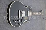 Електрогітара Gibson Les Paul Custom 1960 Black Chrome, фото 3