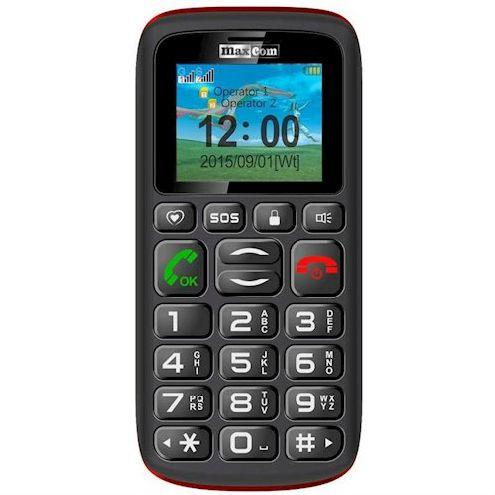 Кнопочный мобильный телефон для пожилых людей на 2 сим карты Maxcom ...
