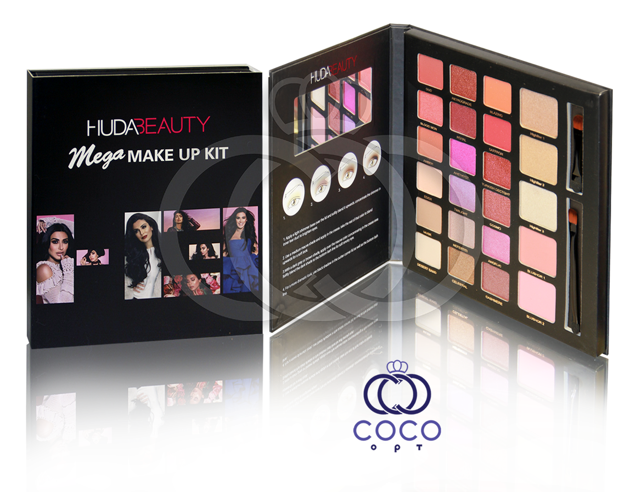 Палетка для макіяжу Huda Beauty Mega Make Up Kit