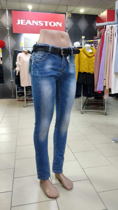Жіночі джинси середня посадка - фото 1 - id-p866425006