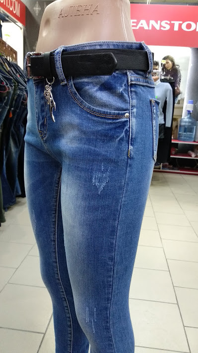 Жіночі джинси середня посадка - фото 8 - id-p866425006